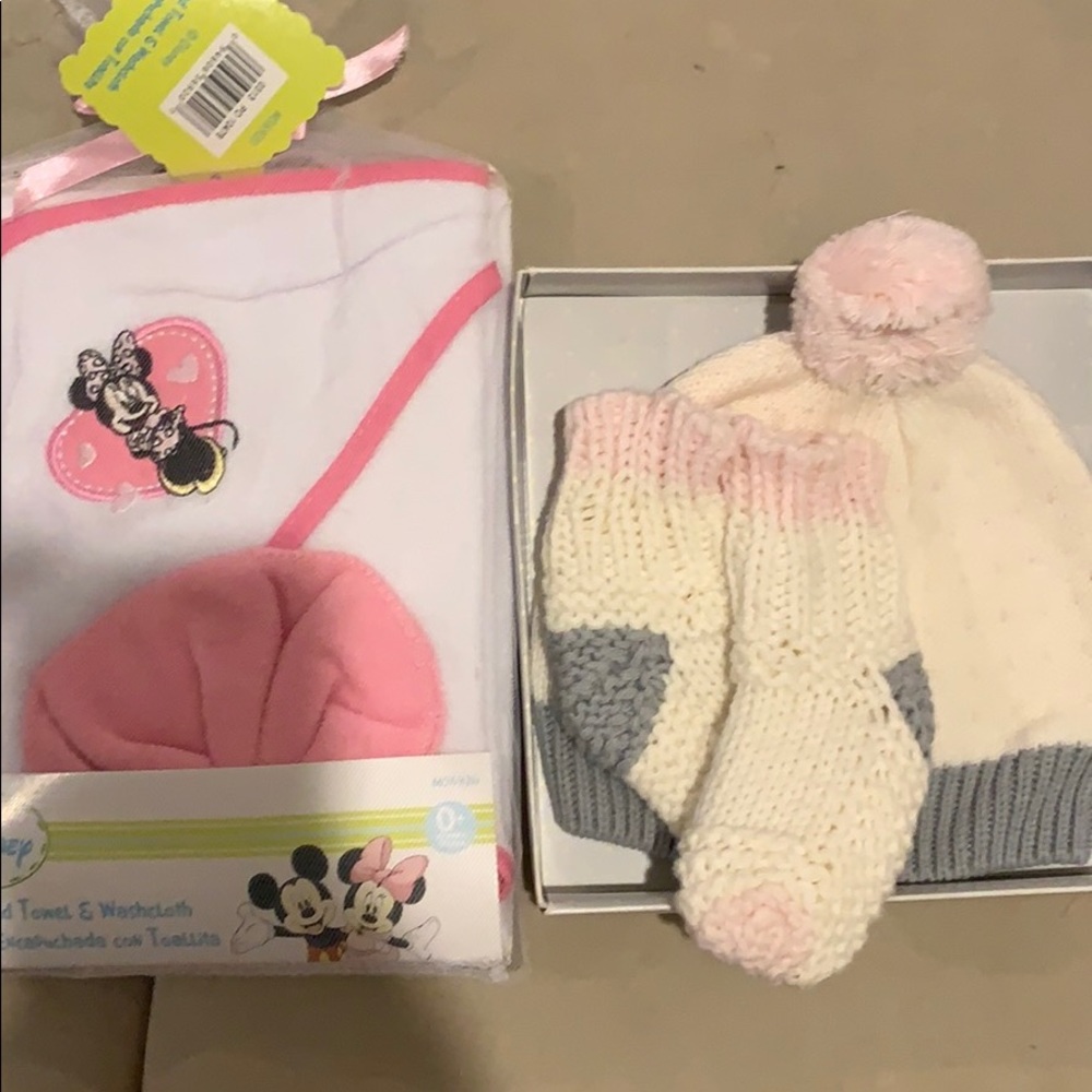 Pottery Barn kids baby set  Disney  Towel set